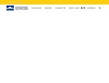 Tablet Screenshot of ocwcog.org